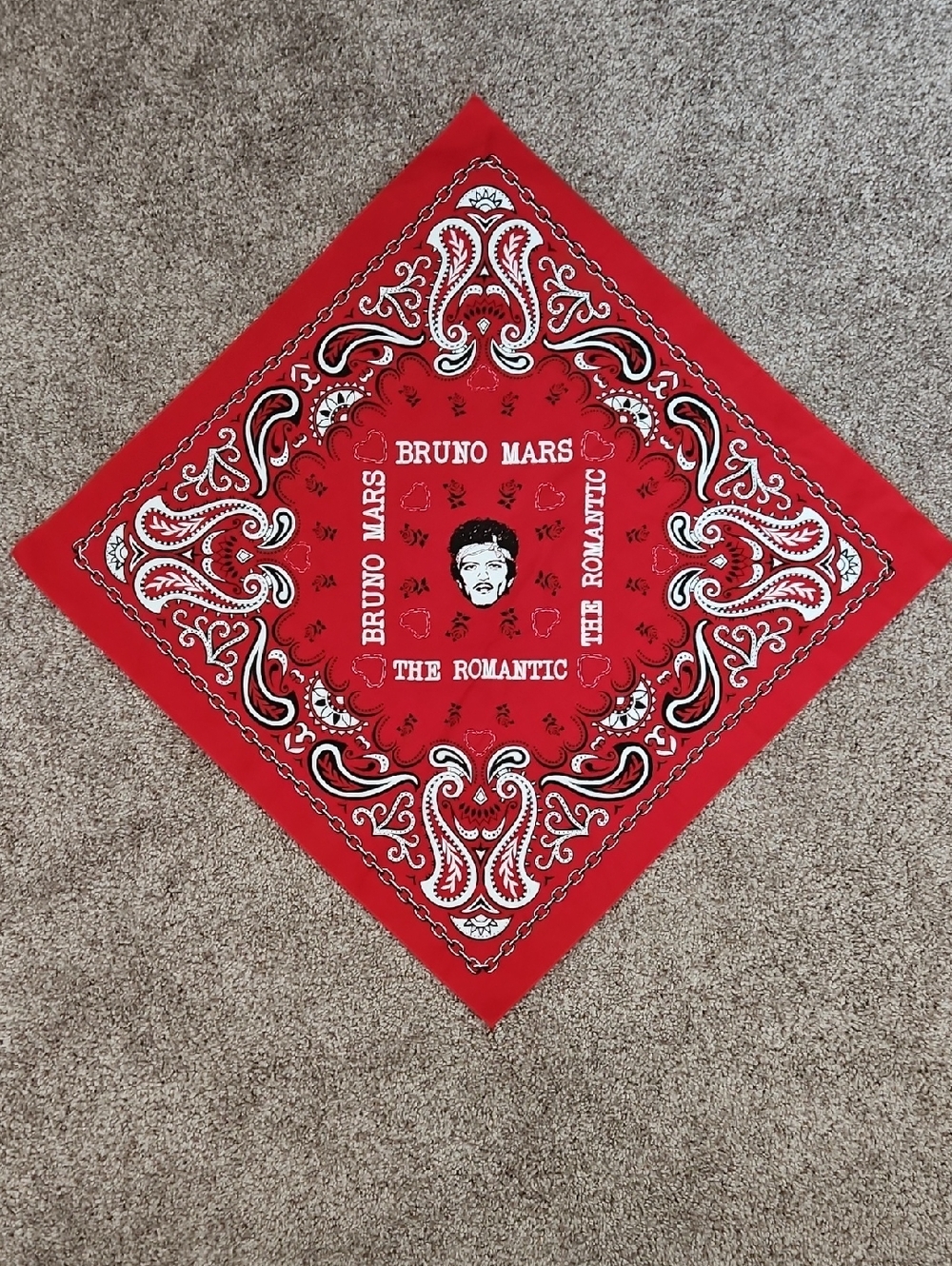 Bruno Mars The Romantic Red Bandana 2026